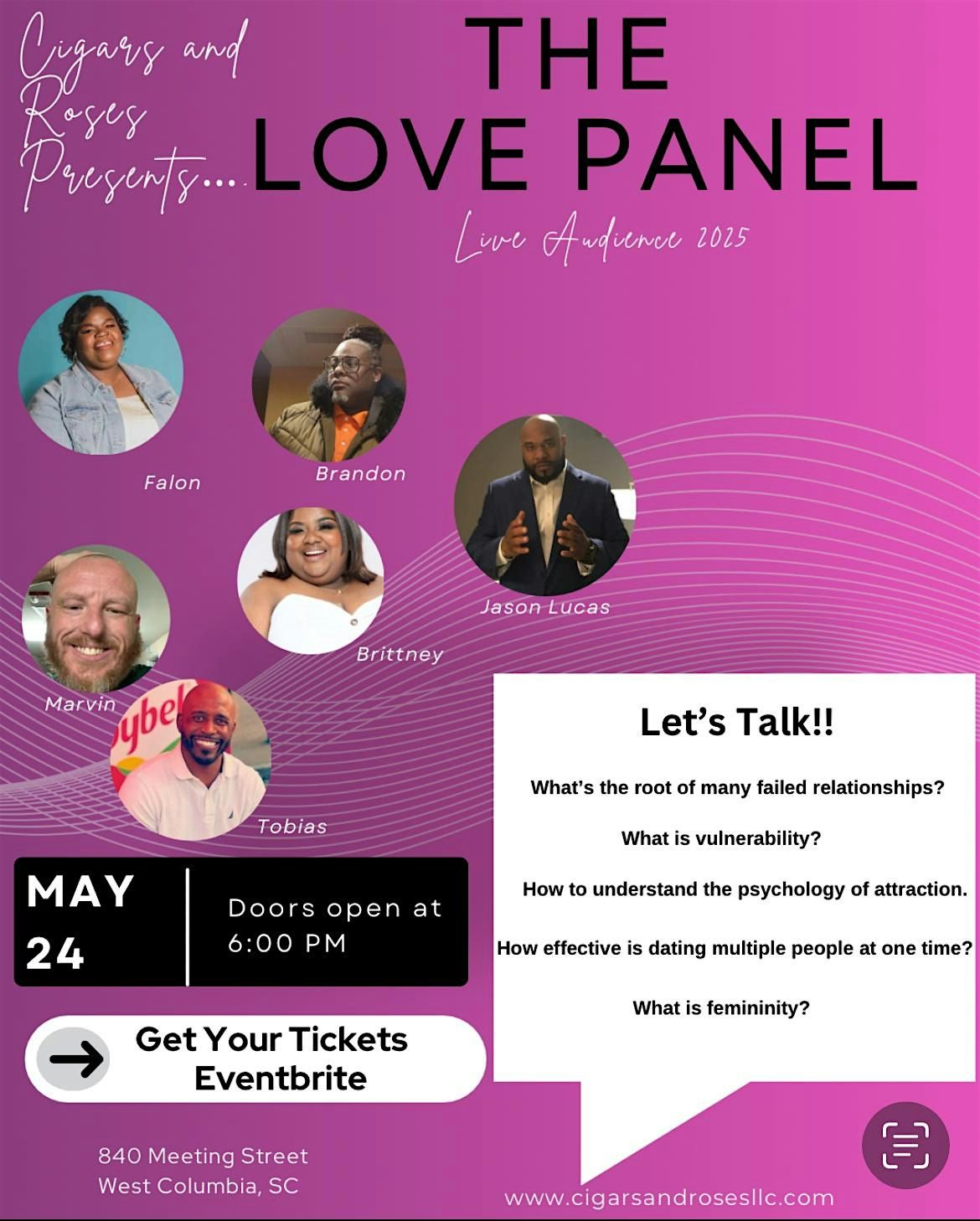 Cigars and Roses Presents: The Love Panel