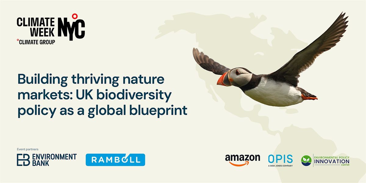 Building thriving nature markets: UK biodiversity policy as a blueprint ...