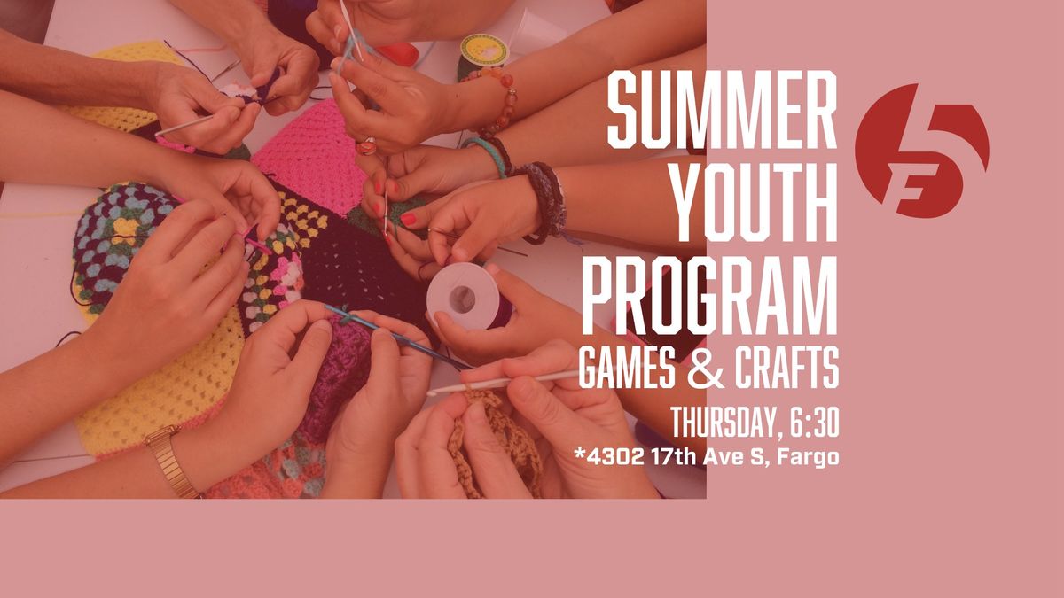 FARGO | F5 Project's Youth Program Game & Craft Night