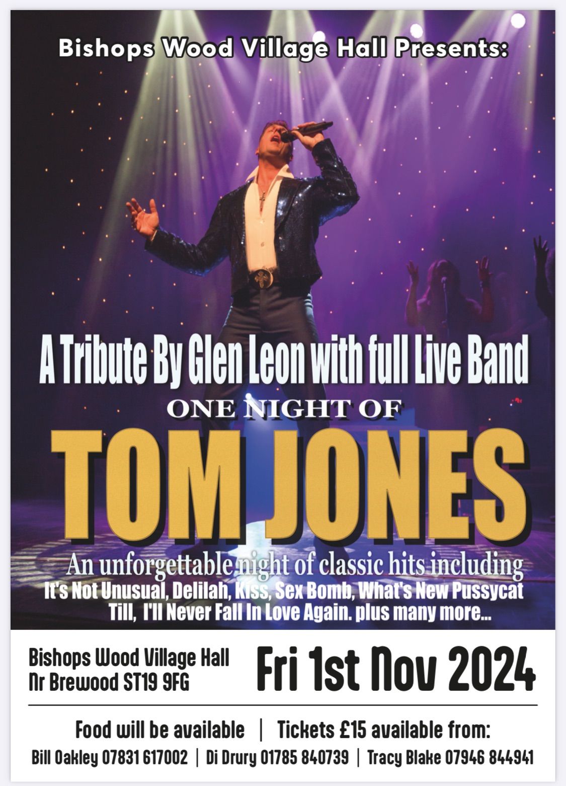 Tom Jones Tribute Night