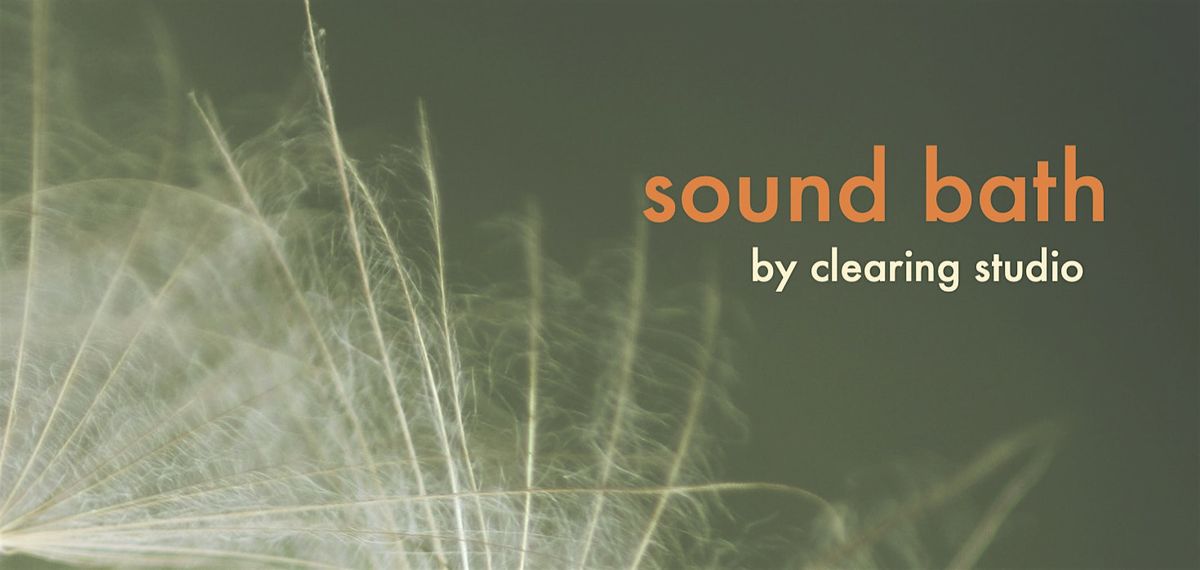 Free Sound Bath for over 60's