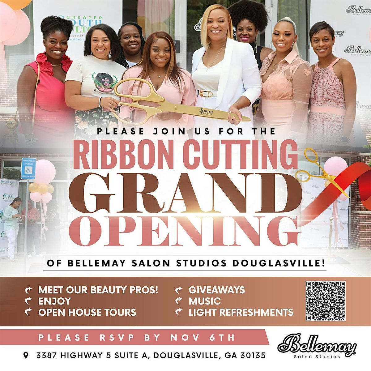 Bellemay Salon Studios Douglasville Grand Opening