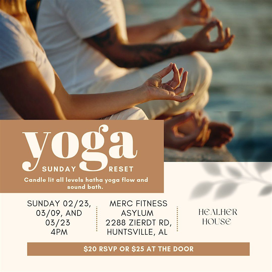 Sunday Reset Yoga And Sound Bath