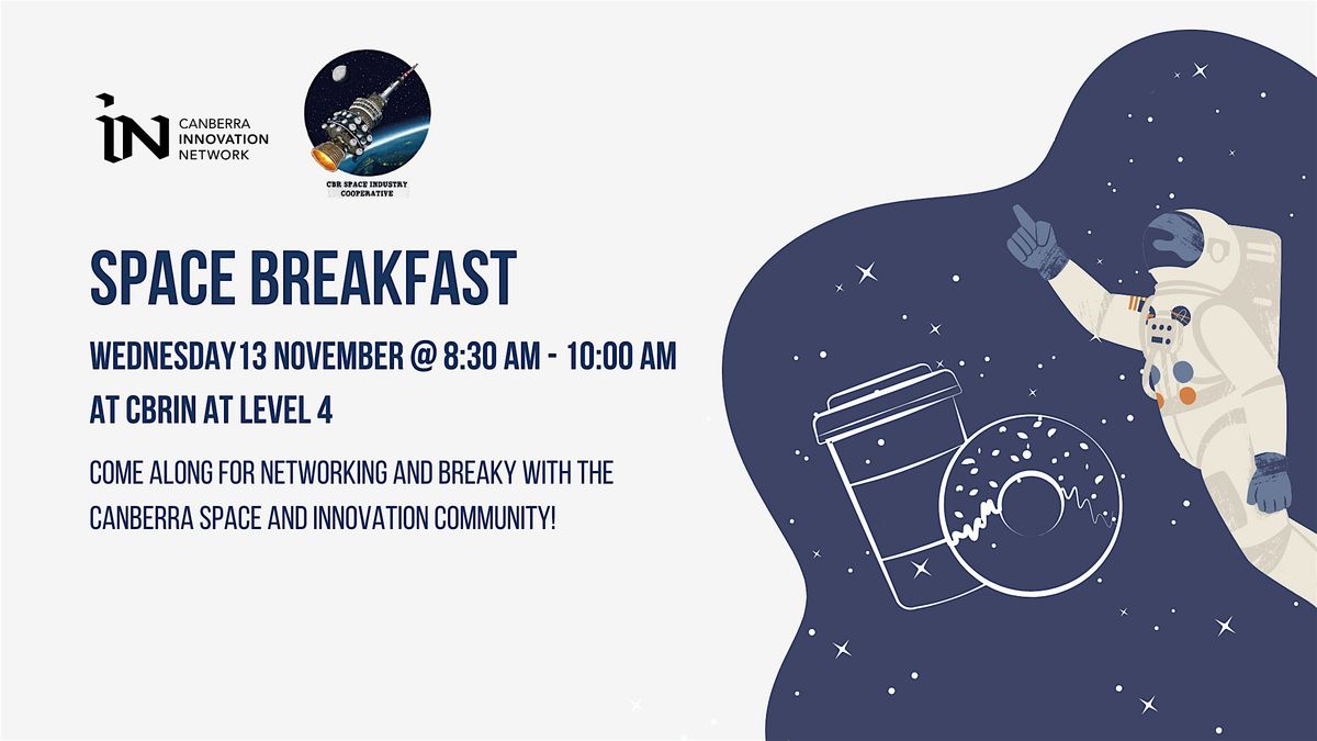 CBR Space Industry Breakfast hosted by CBRIN