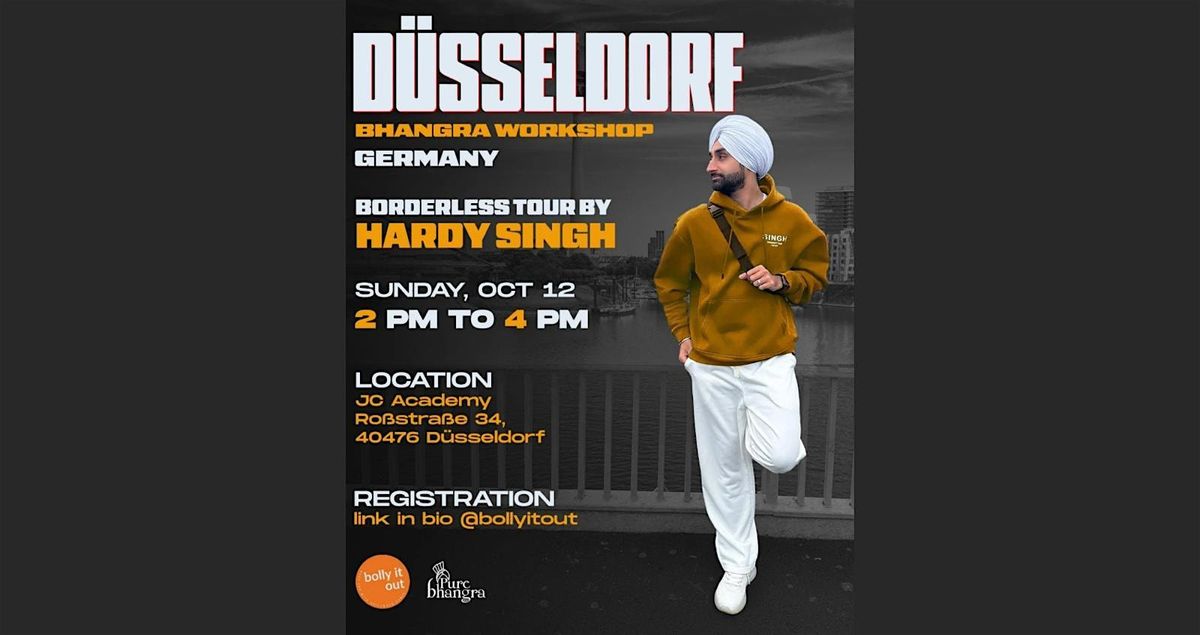Open Level Bhangra Workshop by Hardy Singh in D\u00fcsseldorf 12th October
