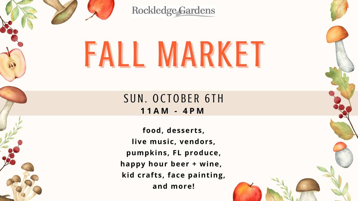 Fall Market at Rockledge Gardens