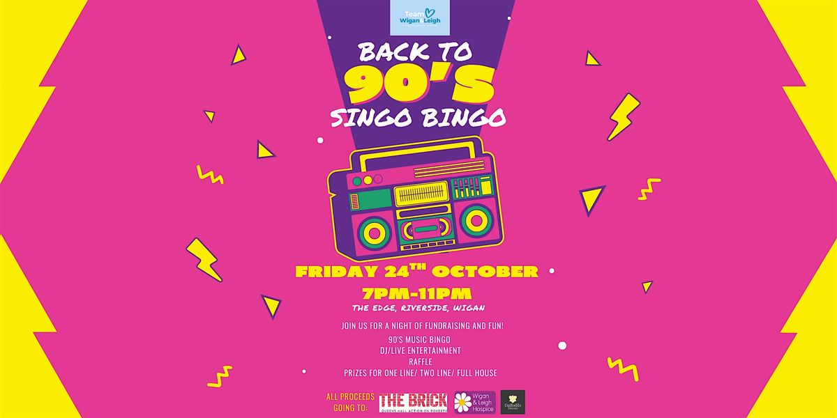 Back to the 90's Singo Bingo