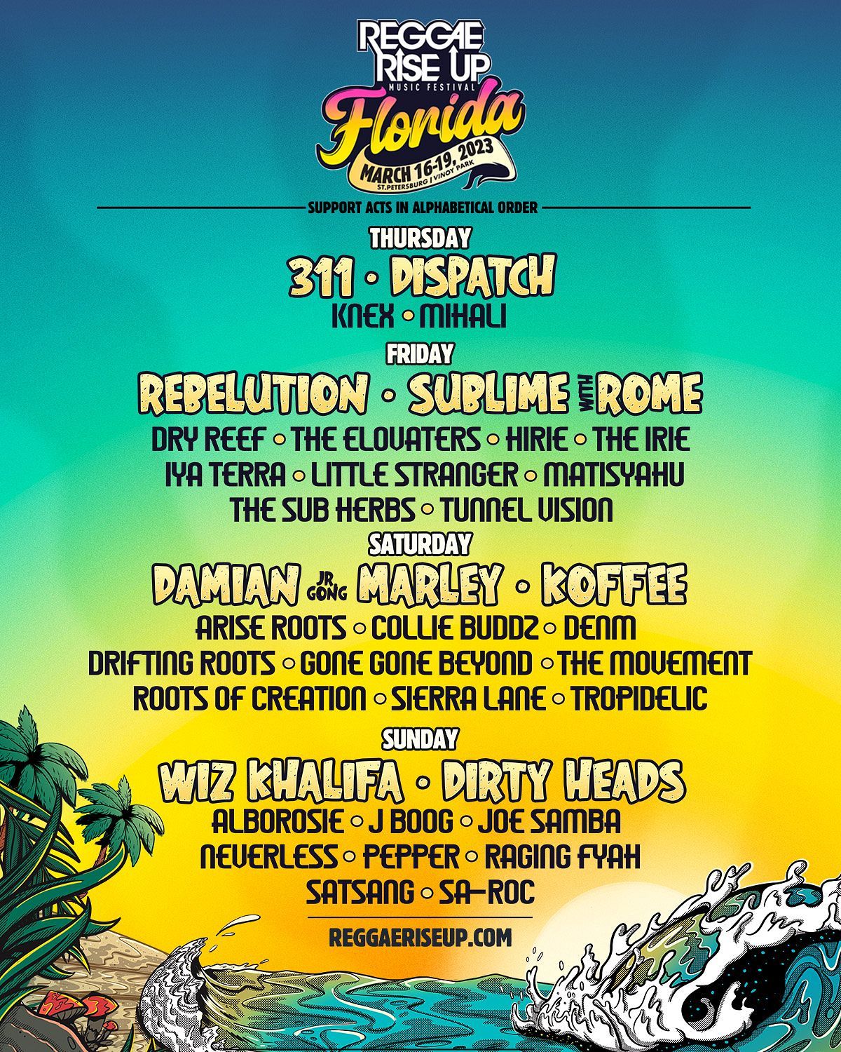 Reggae Rise Up Music Festival - Sunday