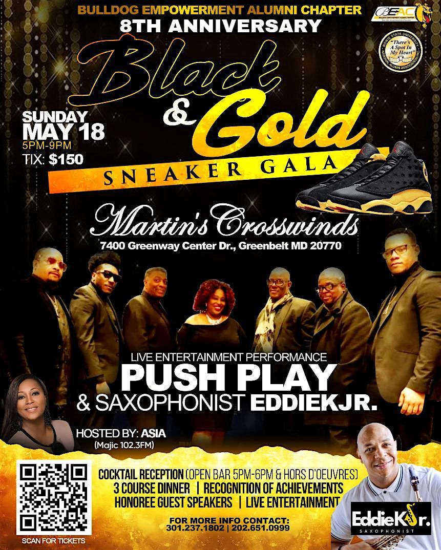 Bulldog Empowerment Alumni Chapter 8th Anniversary Black&Gold Sneaker Gala