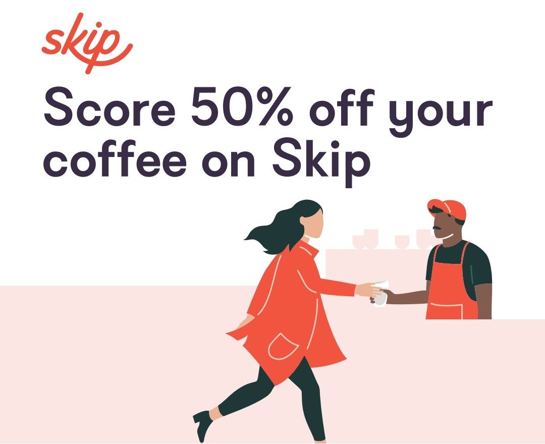 50% OFF - COFFEE MAMMA & SKIP