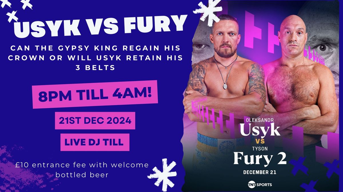 Tyson Fury v Usyk