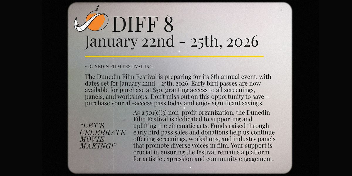 8th Annual Dunedin International Film Festival