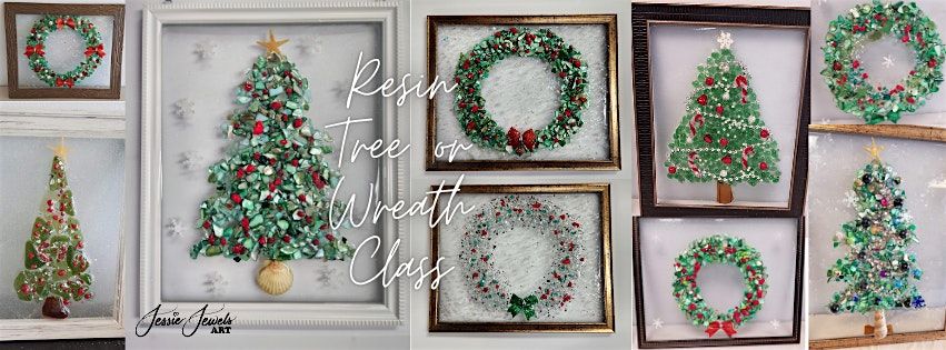 Resin Tree or Wreath Workshop at Moonstone Art Studio