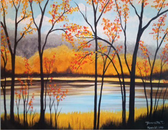 Paint Nite: Lakefront Serenity