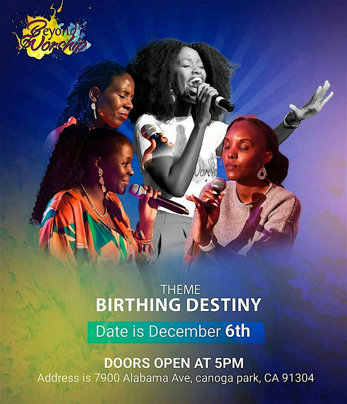 BIRTHING DESTINY . WORSHIP EXPERIENCE.