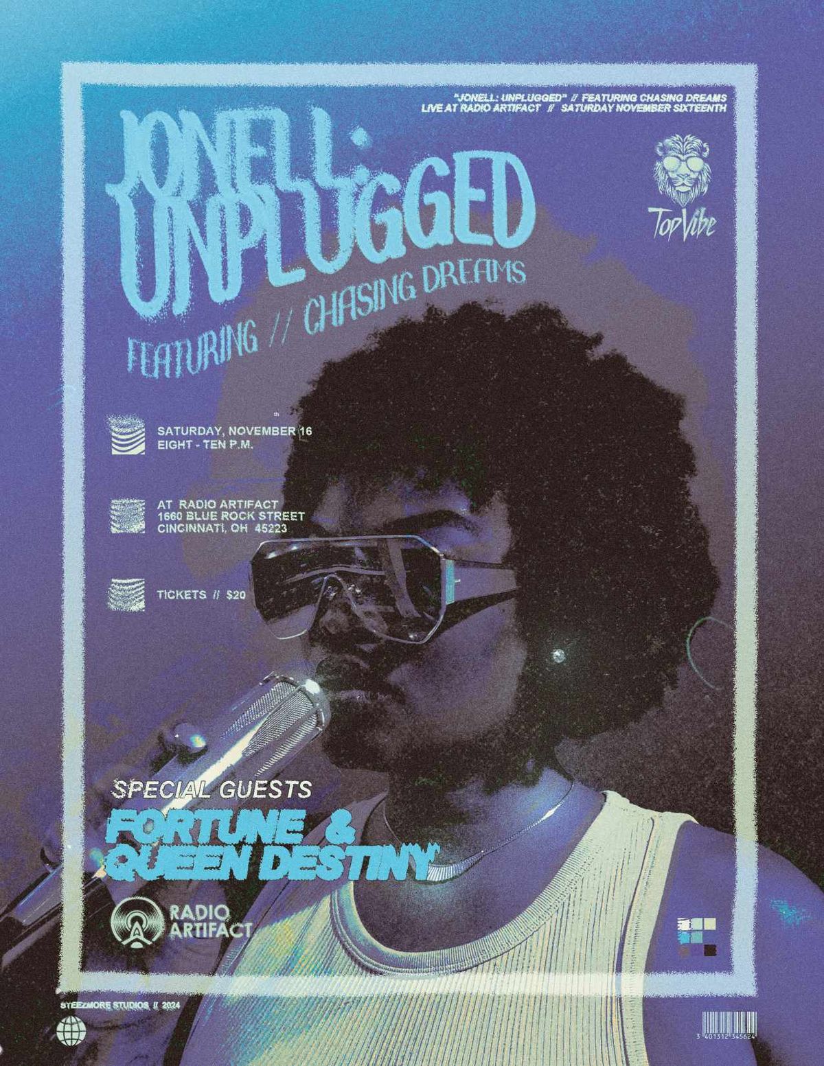 Jonell Unplugged:  Featuring Chasing Dreams  With special guests Fortune and Queen Destiny