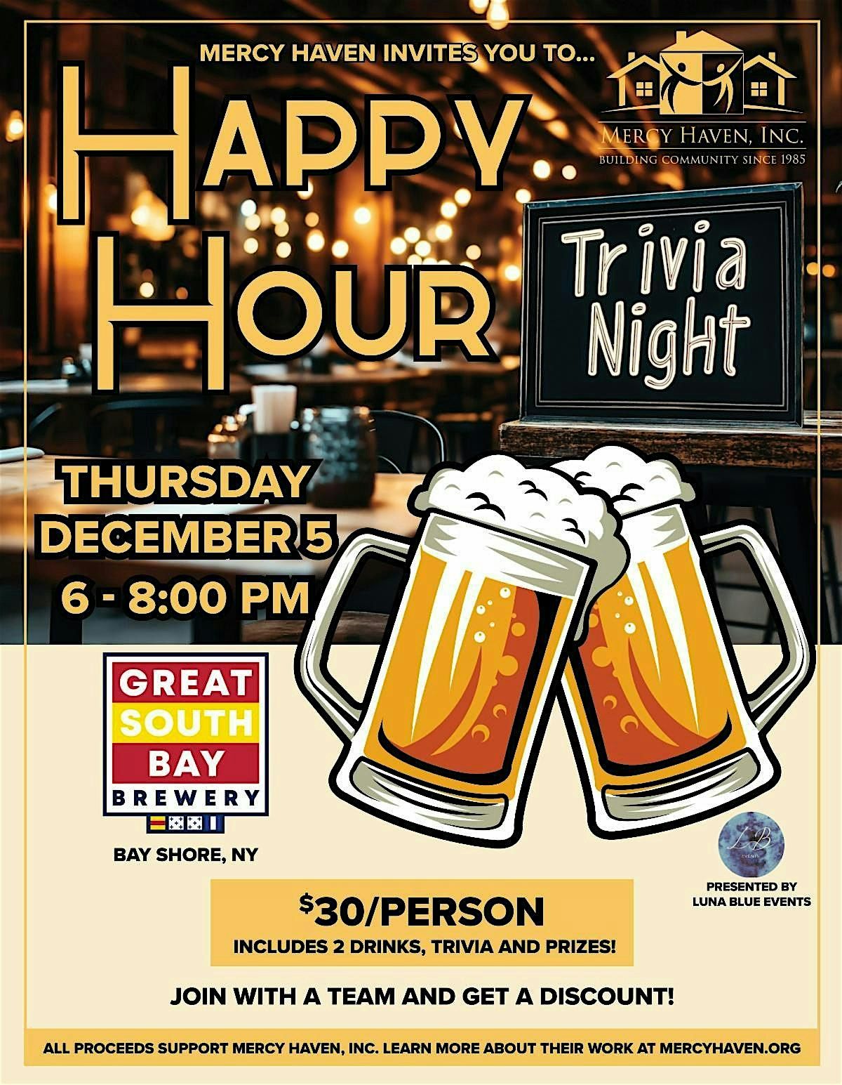 Happy Hour Trivia Night