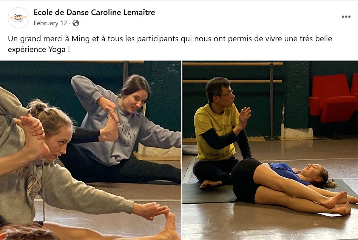 Retrouvez \u00e9nergie \u2013 Yoga Iyengar avec Ming  \u00e0 Issy (m\u00e9tro 12)