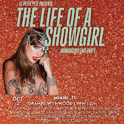 Le Petite Fete Presents: "The Life of a Showgirl" Album Release Dance Party