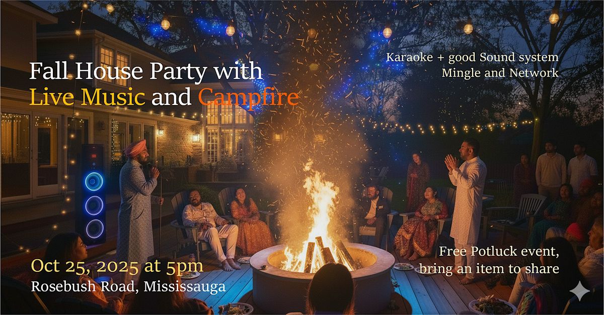 Backyard Campfire and Potluck with Live Music