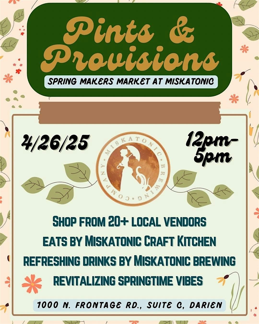 Pints & Provisions Spring Makers Market