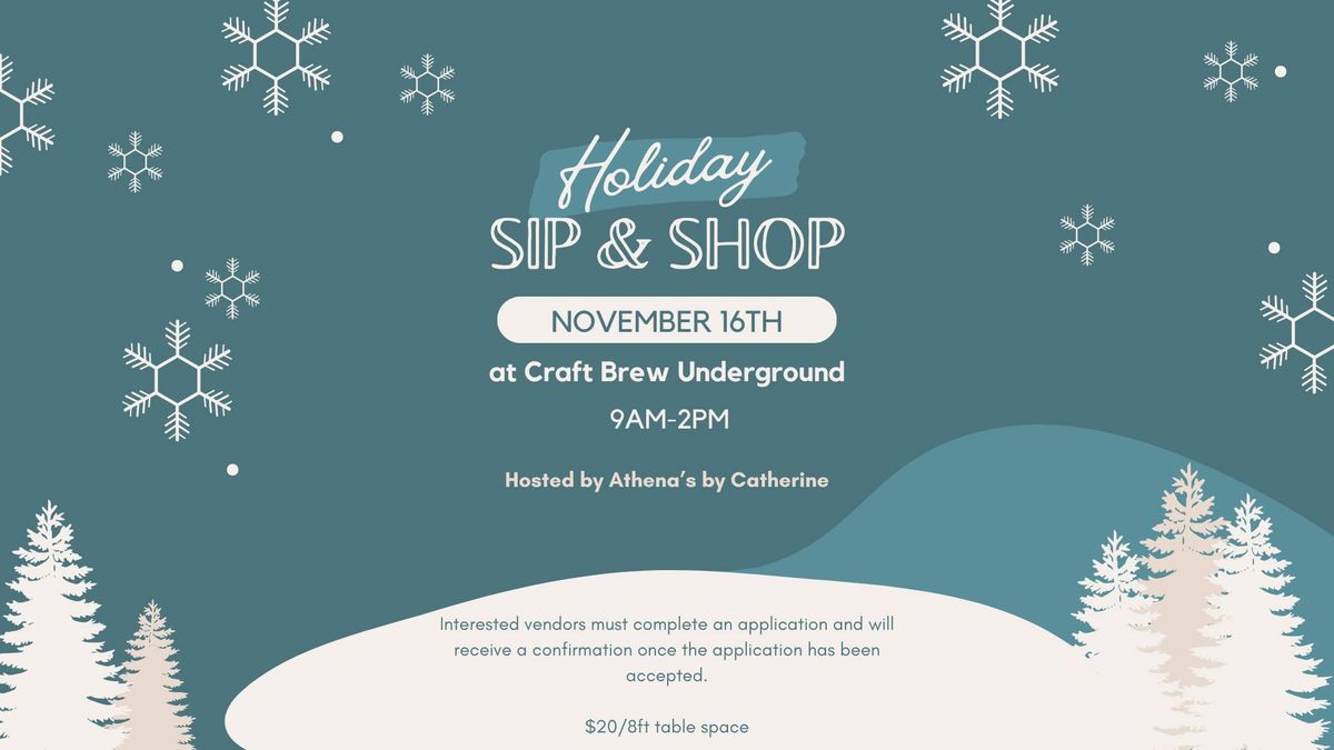 Holiday Sip & Shop