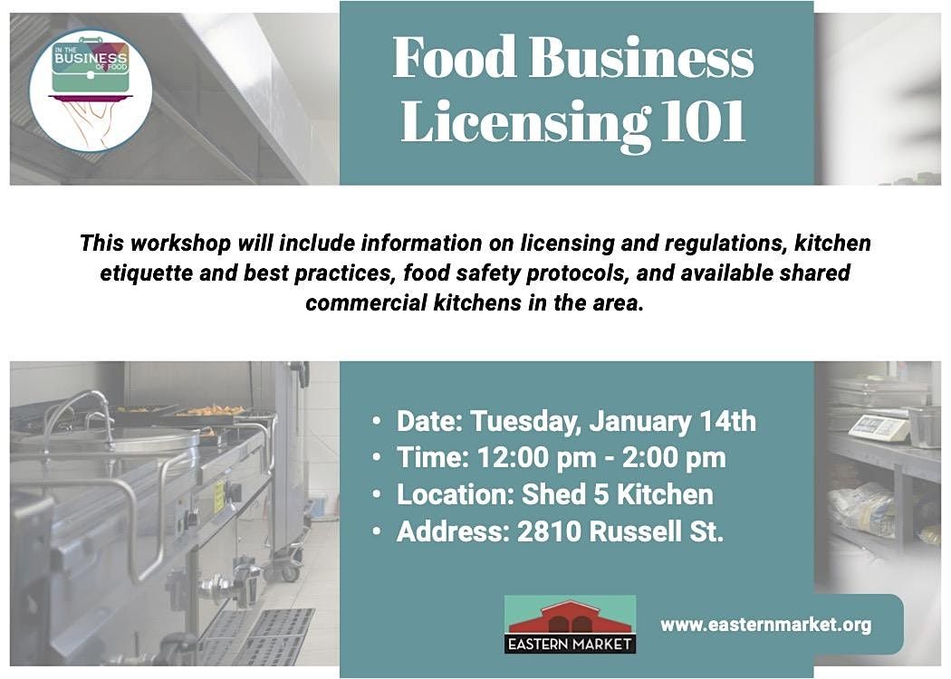 Food Business Licensing 101