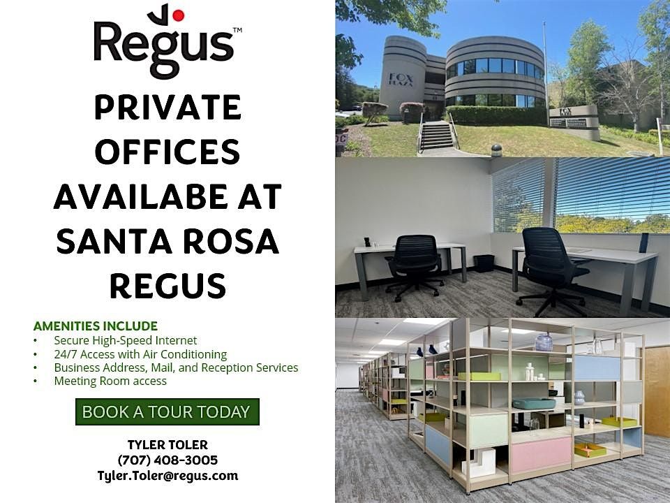 REGUS NEOTOMAS - WINE COUNTRY WORKSPACE SOLUTIONS!