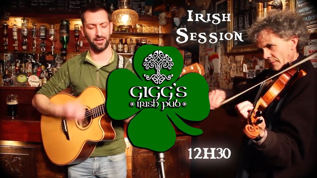 Gigg's Irish Session with R\u00e9mi Brannon & Frederik Bouley