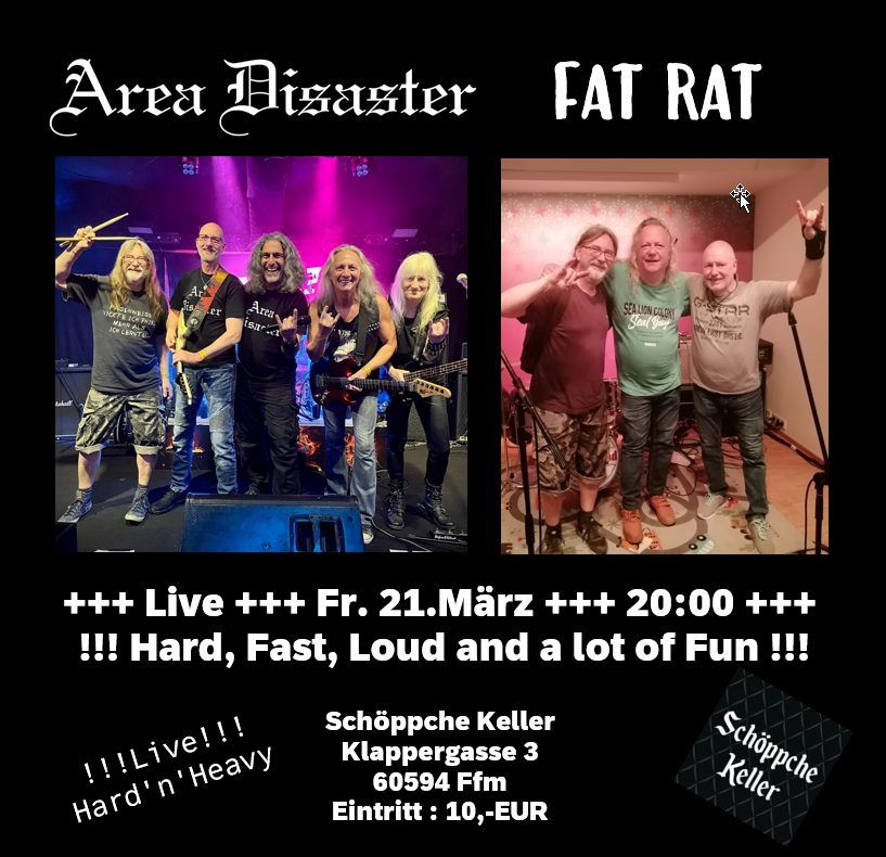 AREA DISASTER & FAT RAT - live im Sch\u00f6ppche Keller