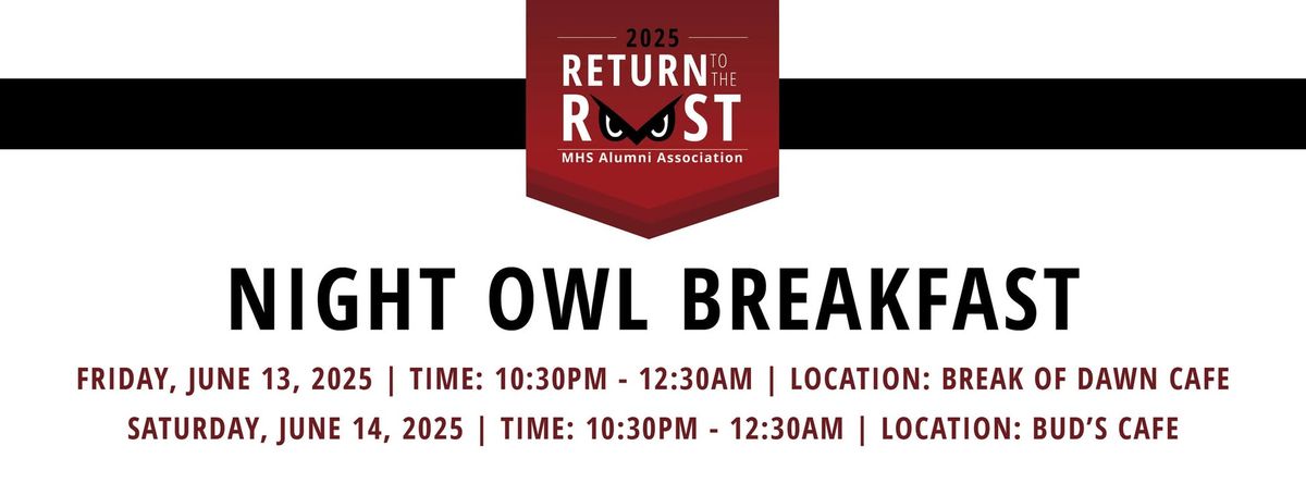 Night Owl Breakfast 2025