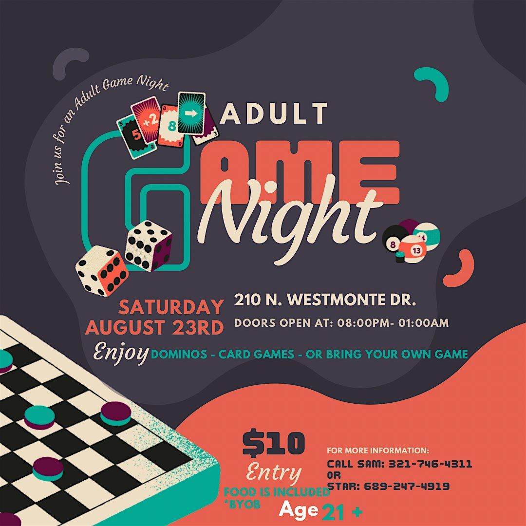 Adult Game Night