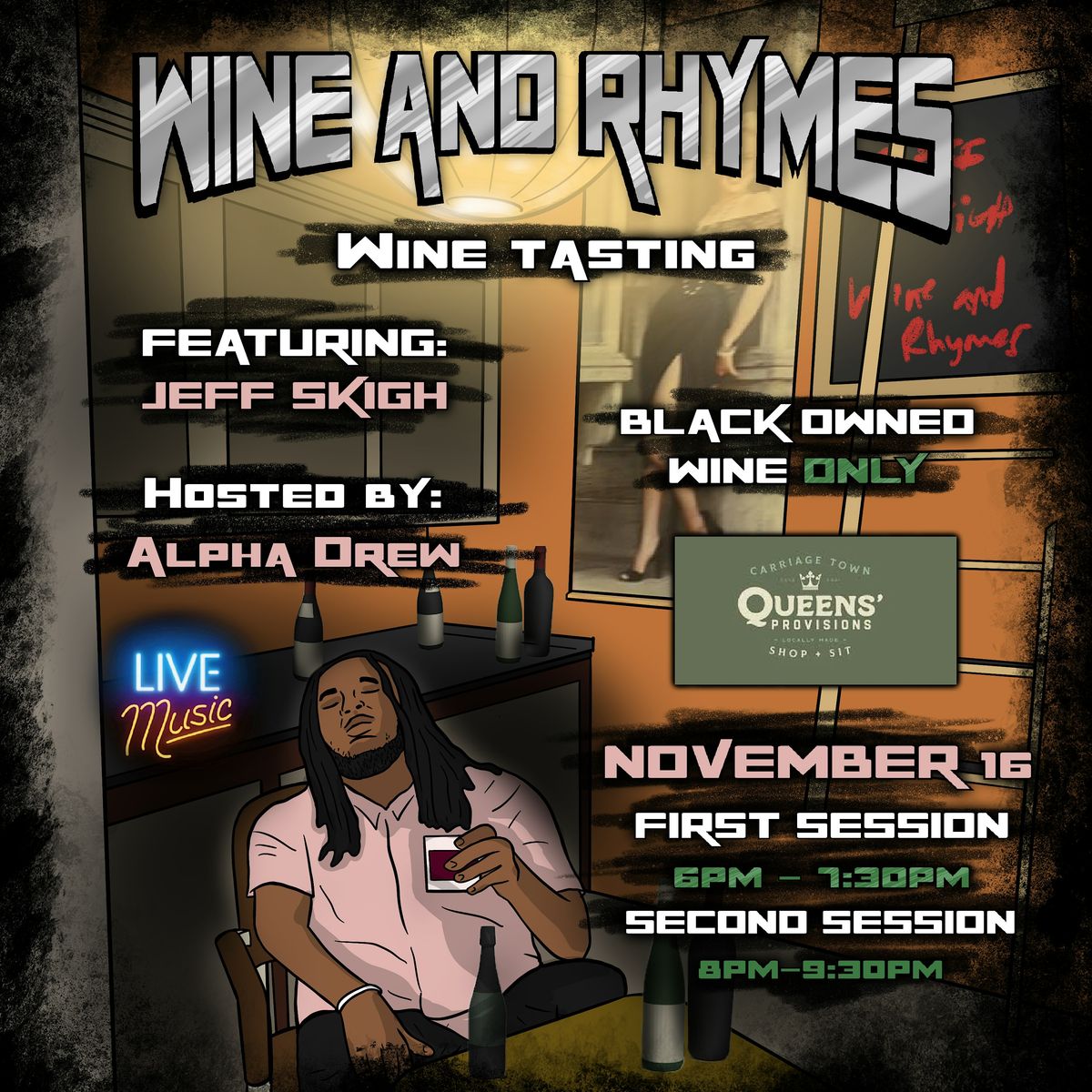 Wine and Rhymes Wine Tasting