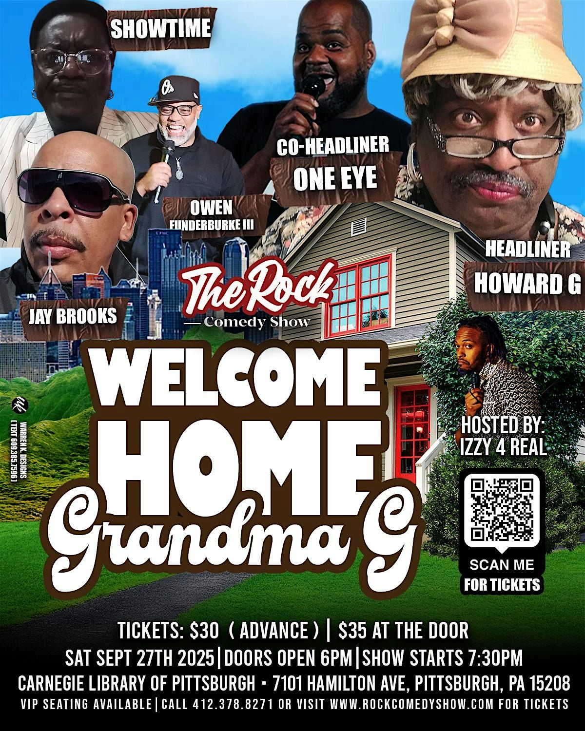 The Rock Comedy Show featuring Grandma G with Welcome Home Grandma G