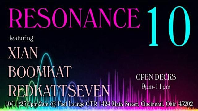 Resonance 10 featuring XIAN, Boomkat and redkattseven
