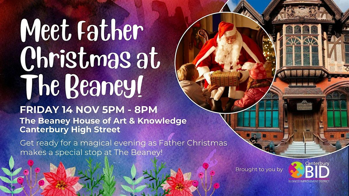 Father Christmas is coming to The Beaney!