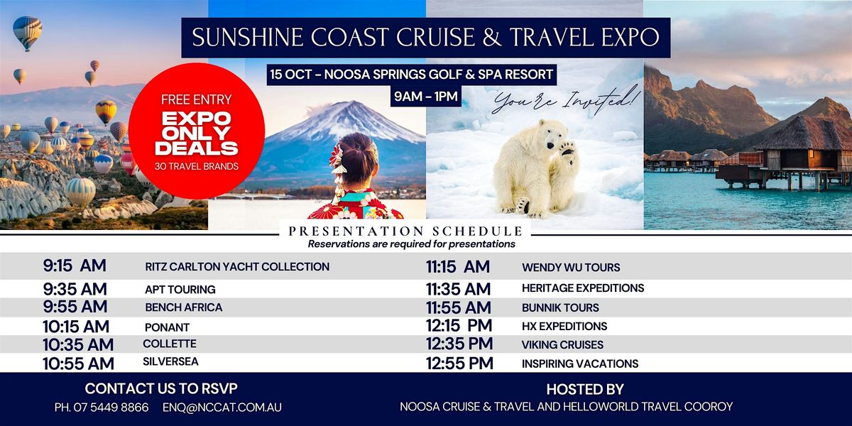 Sunshine Coast Cruise & Travel Expo - Noosa