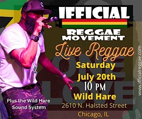 SATURDAY NIGHT REGGAE PARTY at The Wild Hare with IFFICIAL REGGAE MOVEMENT