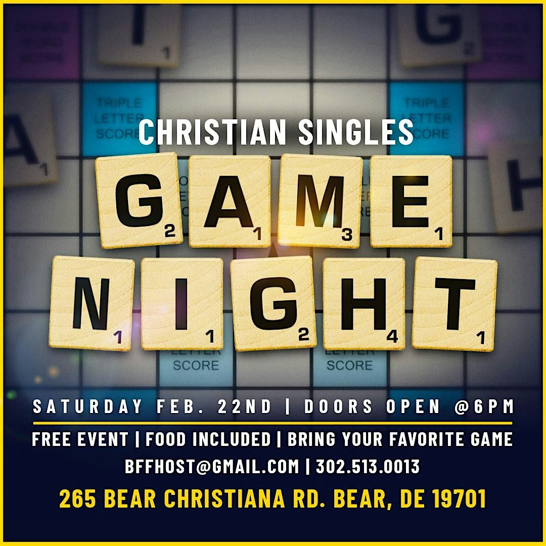 Christian Singles GAME NIGHT