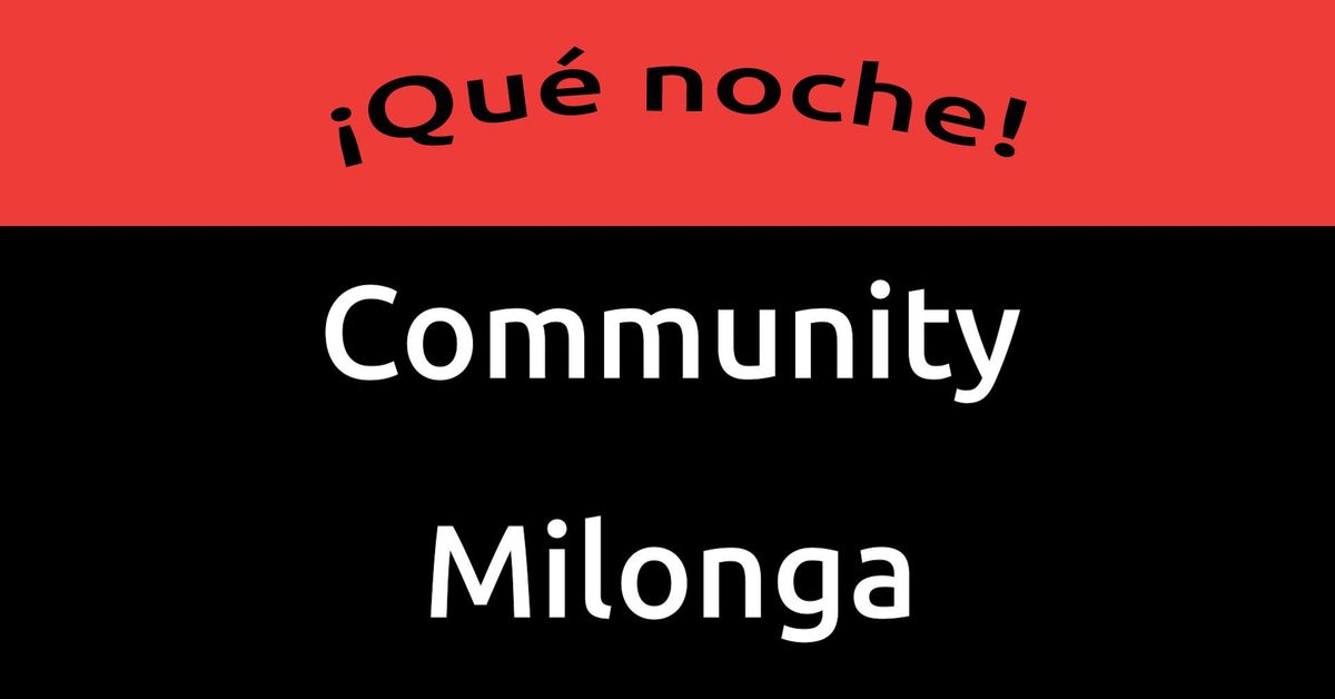 Community Milonga