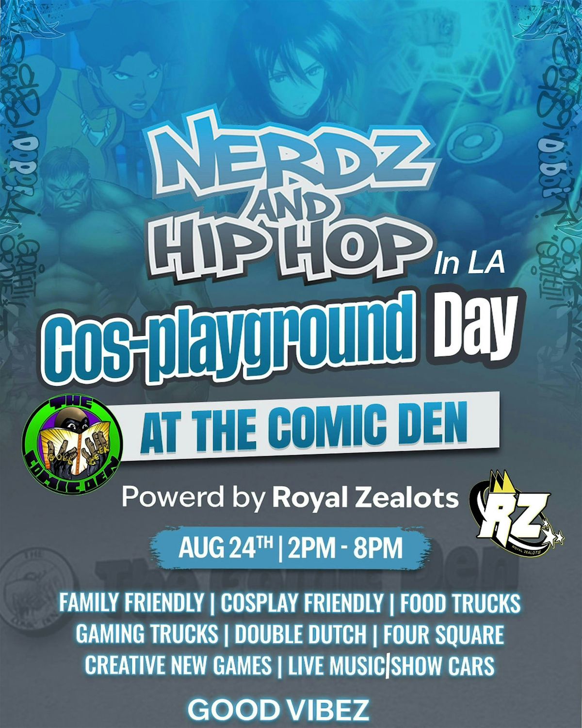 Nerdz and Hip Hop Cos-Playground Day