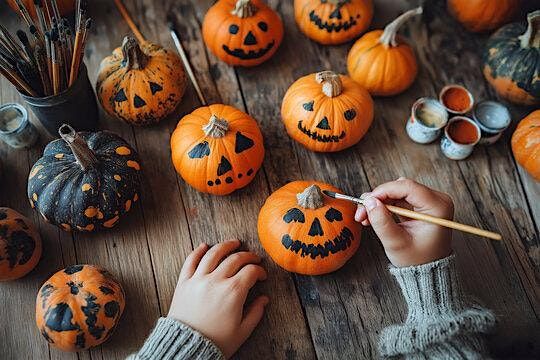 Pumpkin Painting @ CFA Kingwood