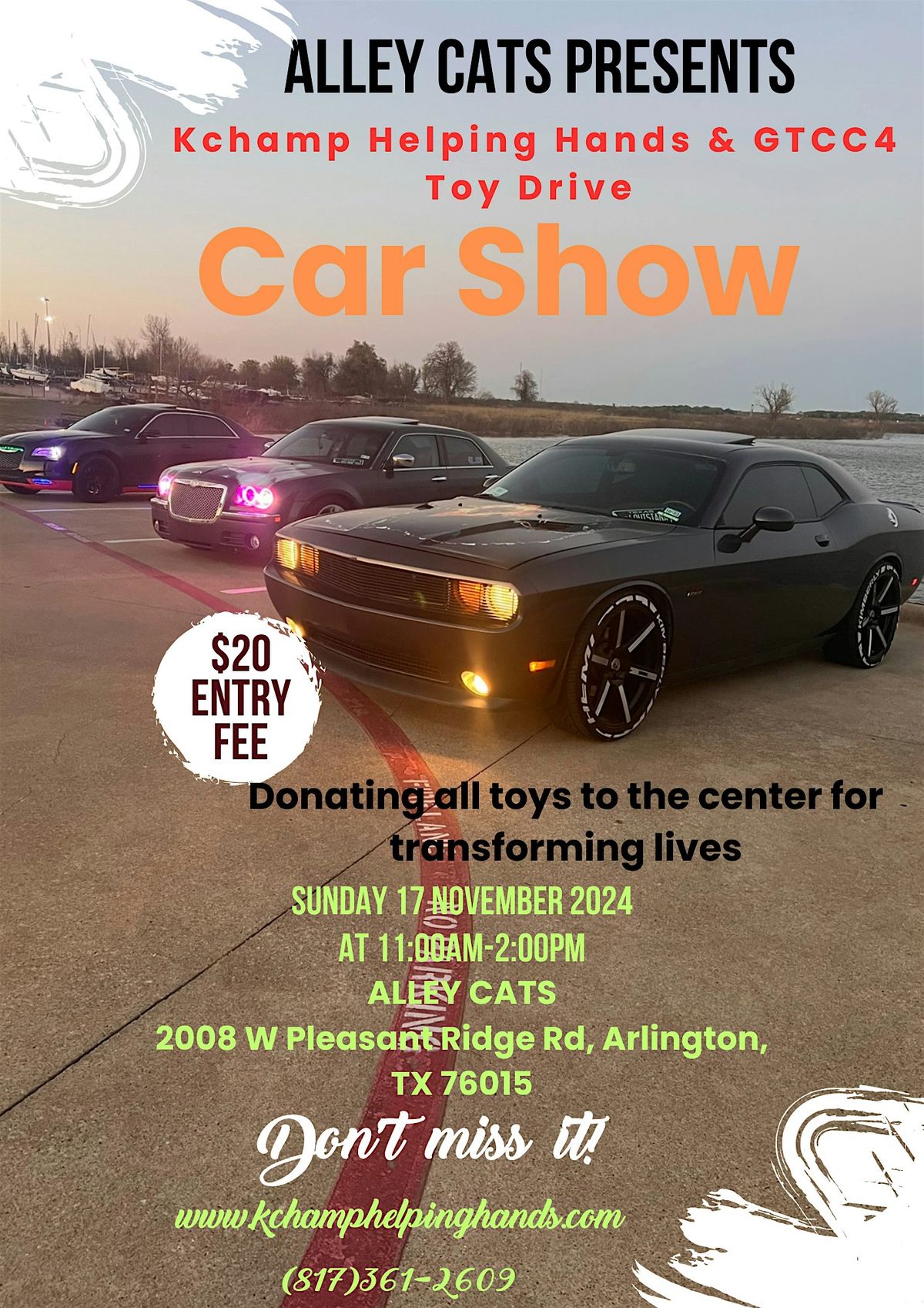 Kchamp Helping Hands Toy Drive Car Show