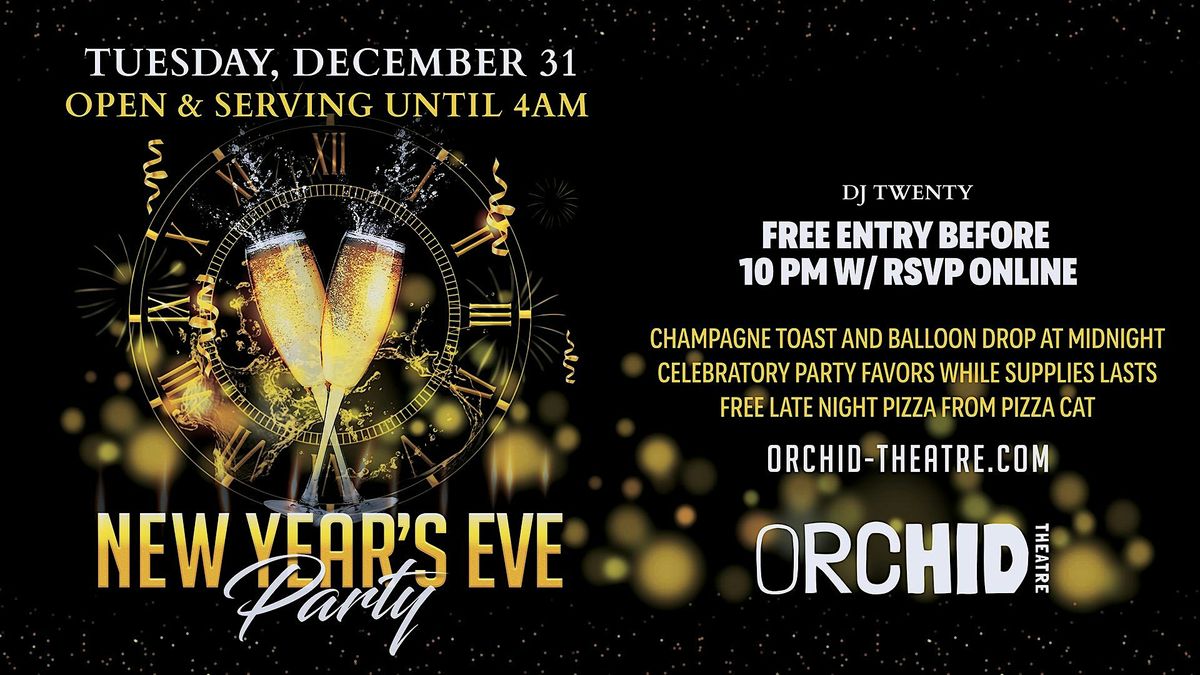 New Year's Eve at Orchid Theatre