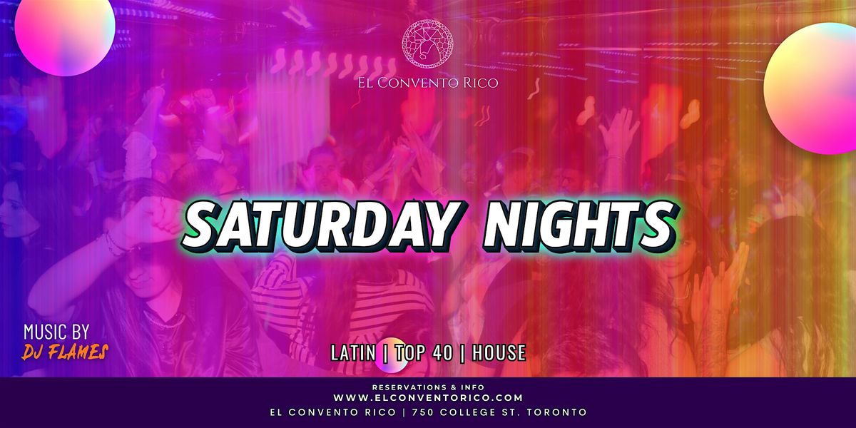 Saturday Nights Party - Oct 18th