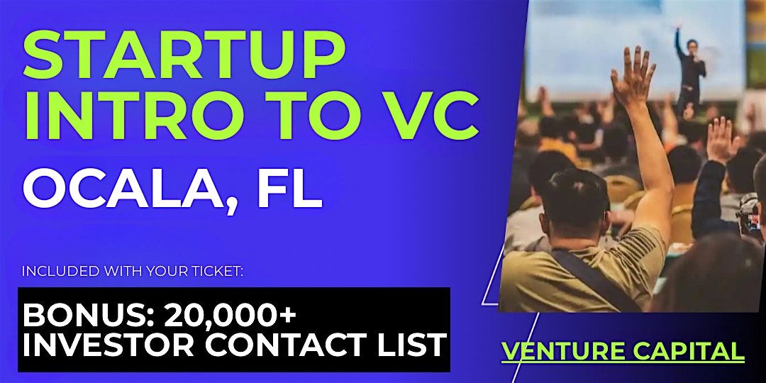 Startup Intro to VC: Guide for Ocala Founders