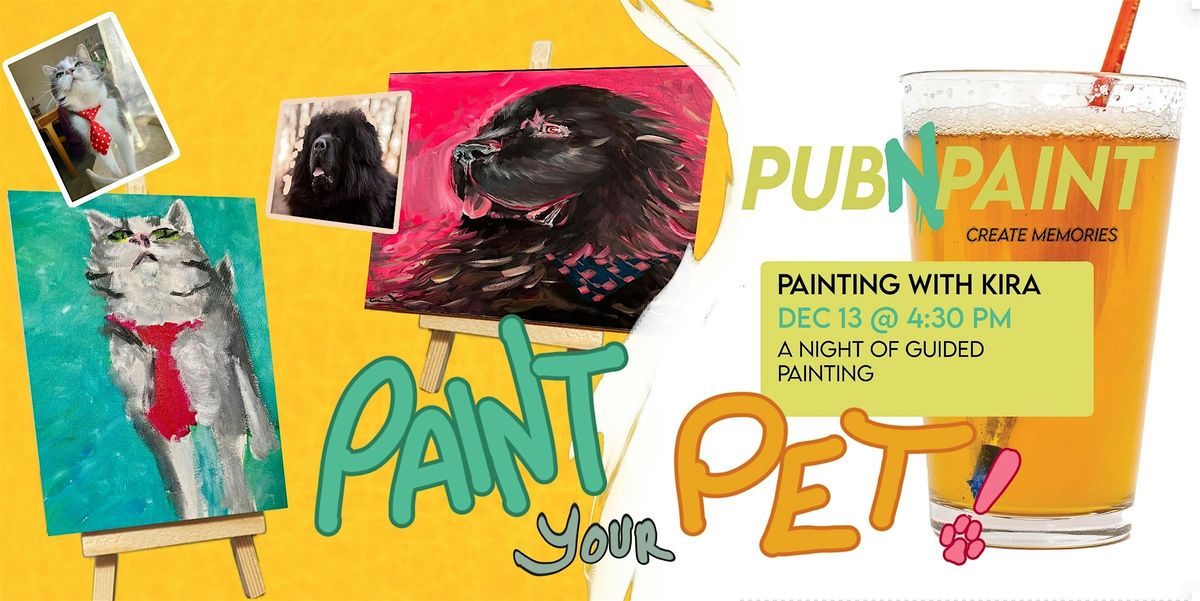 PubNPaint your Pet! DEC 13