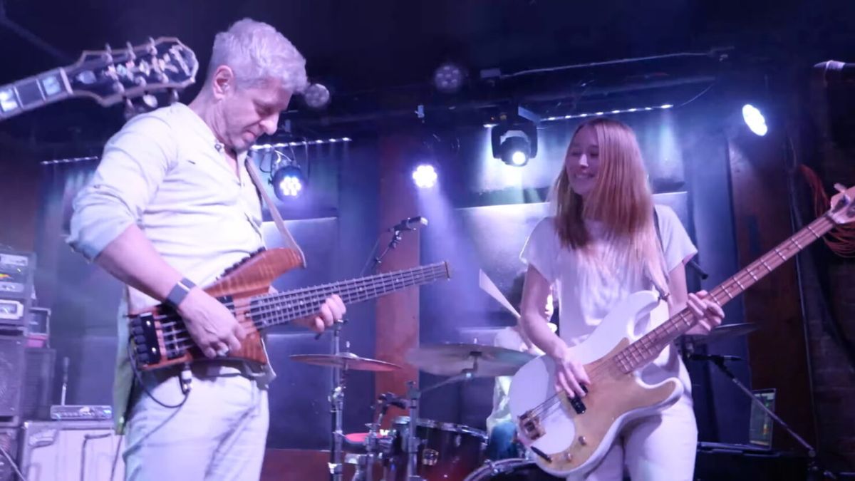 Mike Gordon with Karina Rykman