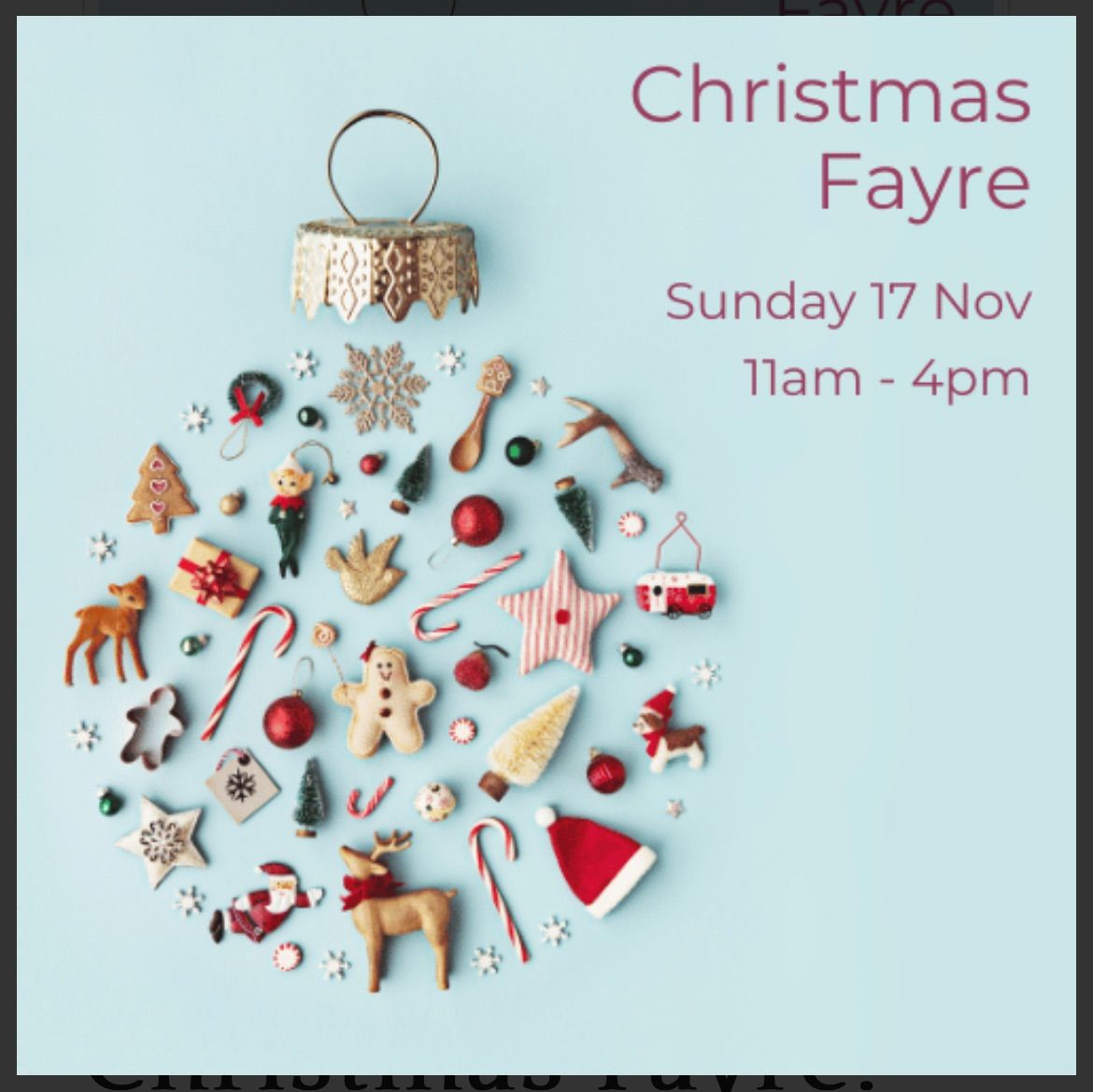 Christmas Fayre - Thornby Hall