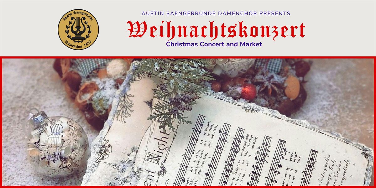 Austin Saengerrunde Weihnachtskonzert (Booth Registration)